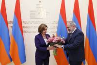 Nikol Paşinyan ve Nancy Pelosi, Ermenisatan-ABD gündemi ve bölgesel süreçlerle ilgili bir çok 
konu ele aldı