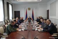 The first session of the interdepartmental commission on prisoners, hostages and missing 
persons held at NSS Armenia