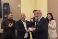 Armenia’s Consul General in Odessa awarded by Union of Armenians of Ukraine 