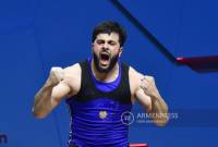 Garik Karapetyan est le champion d’Europe d’haltérophilie à Erévan