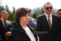 أرمنبريس تجري مقابلة حصرية مع وزير خارجية فرنسا كاثرين كولونا التي تزور أرمينيا-كولونا تعرب 
عن دعم فرنسا لأرمينيا-آرتساخ