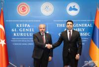 Le président de l’AN discute de l’interdiction de survol avec son homologue turc