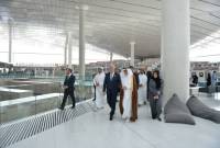 Le président Vahagn Khatchatourian a rencontré le ministre d'État du Qatar Hamad ben 
Abdelaziz al-Kawari