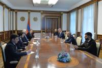 Armenian President receives Maren Jasper-Winter, member of Executive Board of Friedrich 
Naumann Foundation for Freedom 