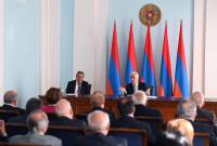 Le président de la République a rencontré les membres du Comité exécutif du Comité 
mondial des Jeux panarméniens