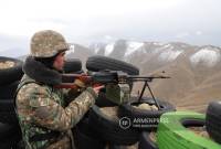 Azerbaijan opens fire in the direction of the Armenian positions in Yeraskh. Armenian side 
suffers no casualties