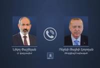  Entretien téléphonique entre le Premier ministre Pashinyan et le Président de la Turquie