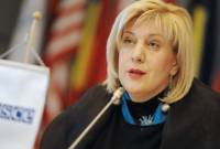 CoE HRC Dunja Mijatović concerned over Nagorno-Karabakh escalation, ready to travel to 
region 