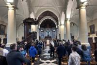 Se realizó una misa en la Iglesia Apostólica Armenia por primera vez en la ciudad belga 
Geraardsbergen


