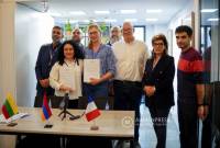 Armenian OnOff studio signed memorandums of cooperation with French and Lithuanian 
companies at the “ReA” Festival