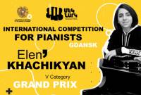 Էլեն Խաչիկյանը դաշնակահարների միջազգային մրցույթում արժանացել է Գրան 
պրիի