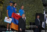 Nikol Pashinyan a assisté à la cérémonie de remise des prix aux vainqueurs du tournoi de 
la Coupe du Premier ministre  