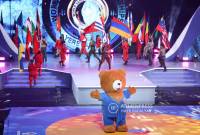 حفل افتتاح بطولة العالم للسامبو 2023 في مجمع كارين ديميرجيان للرياضة والحفلات الموسيقية 
في يريفان