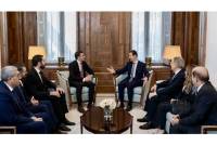 Problems of Armenia are not alien to us: Syrian President Bashar al-Assad
