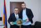 Le Vice-ministre des sports a rencontré le nouveau champion du monde WBC des poids 
lourds légers Noel Mikaelian