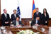 Signature d'accords visant à améliorer la sécurité sismique et le développement urbain 
d'Erevan