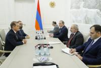 Prime Minister Pashinyan meets with Amazon Web Services regional Director of Public 
Policy Franco Spicciariello