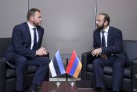 Visite du ministre estonien des Affaires étrangères en Arménie