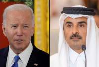 Le président américain et l'émir du Qatar discutent de la libération des otages pris par le 
Hamas
 
