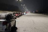 Очередь из автомобилей на границе Калининграда с Польшей увеличилась до 150 автомобилей