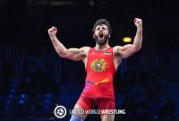 عضو منتحب المصارعة الحرة الأرمني فازكين تيفانيان يحرز لقب البطولة الدولية في زغرب