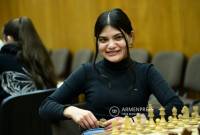 سوسانّا گابُویان قهرمان مسابقات شطرنج بانوان ارمنستان شد