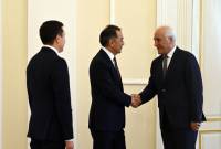 Vahagn Khaçaturyan ve Avrasya Ekonomi Komisyonu Yönetim Kurulu Başkanı bir araya 
geldi
