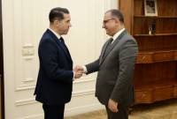 Viceprimer ministro de Armenia y embajador de Brasil conversaron sobre temas de interés 
mutuo
