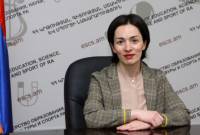 亚美尼亚教育和文化部长将参加在阿布扎比举行的联合国教科文组织世界文化与艺术教育大
会