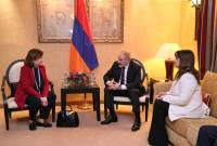 Rencontre entre le Premier ministre Pashinyan et Nathalie Loiseau