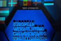 В 8-й день чемпионата Европы по тяжелой атлетике Армению представят 5 
спортсменов