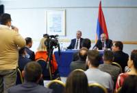 الحكومة الأرمنية تناقش إدخال نظام أمني ودفاعي شامل-باشينبان خلال لقاءه ممثلين عن 
المجتمع الأرمني بميونيخ
