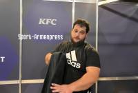 Weightlifter Varazdat Lalayan - European champion, Simon Martirosyan - vice-champion