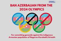 Движение «Европейцы во имя Арцаха» призвало МОК запретить Азербайджану 
участвовать в Олимпийских играх 2024 г. в Париже