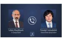 Состоялся телефонный разговор премьер-министров Армении и Грузии