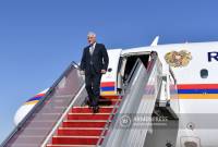 Armenian President arrives in Iraq on an official visit