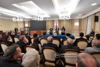 الرئيس فاهاكن خاتشاتوريان يلتقي بممثلين عن الجالية الأرمنية في إطار زيارته الرسمية للعراق