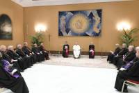 قداسة البابا فرنسيس يوجّه صلاة من أجل الأرمن النازحين من ناغورنو كاراباغ ومن أجل سلام 
أرمينيا 