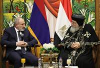 Primer ministro y líder de la Iglesia Copta Ortodoxa hablaron del fortalecimiento de 
relaciones entre Armenia y Egipto
