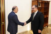 Deputy Prime Minister Tigran Khachatryan meets Iranian Ambassador Mehdi Sobhani