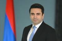 Alen Simonyan congratulates women on March 8