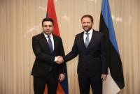 Estonian Foreign Minister to Alen Simonyan: Ready to support Armenia in establishing 
peace and securirity in the region