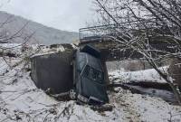 Пассажир автомобиля, упавшего с моста села Тандзавер в Сюнике, 
госпитализирован