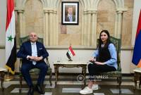 Syrian Ambassador calls for international actions to restrain Azerbaijan and Turkey's 
ambitions towards Armenia