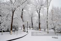 В ряде районов Армении ожидаются обильные снегопады и метели
