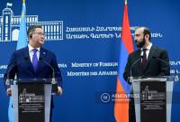 خلق فرص لوجستية جديدة أمر أساسي بالنسبة لأرمينياوكازاخستان-وزير الخارجية ميرزويان بمؤتمر 
صحفي مشترك مع نظيره الكاراخساني