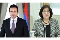 Début de la réunion des présidents des parlements d'Arménie et d'Azerbaïdjan