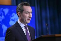 US disagrees with Azerbaijani claims that upcoming Armenia-EU-US meeting could lead to 
escalation in the South Caucasus
