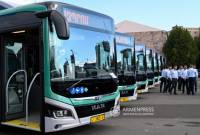 سيتم تجهيز يريفان بـ 171 باص و15حافلة ترولي باص جديدة وحديثة 