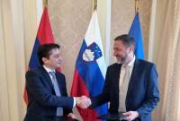 亚美尼亚和斯洛文尼亚财政部签署了技术合作备忘录